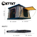 60kg 카키색 야외 캠핑 SUV 자동차 지붕 텐트